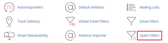 select spam filter