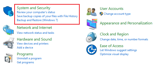 system and security