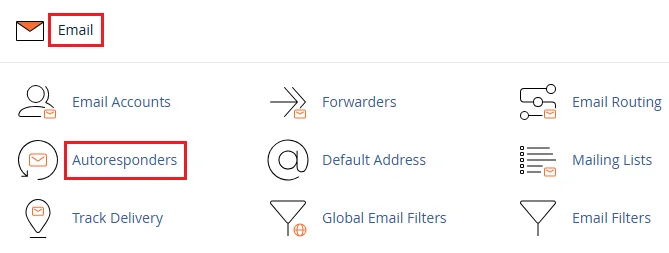 select email section