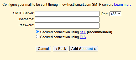 configure your mail to be sent through your email id SMTP servers
