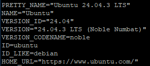 Check the OS Version Using the etcos-release File