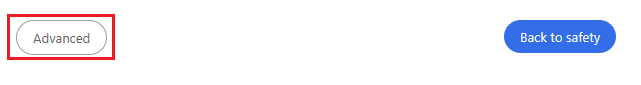 click on advanced